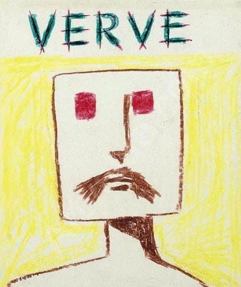 Sidney Nolan, drawing for proposed cover of “Verve”, 1950s. Sidney Nolan, drawing for proposed cover of “Verve”, 1950s.