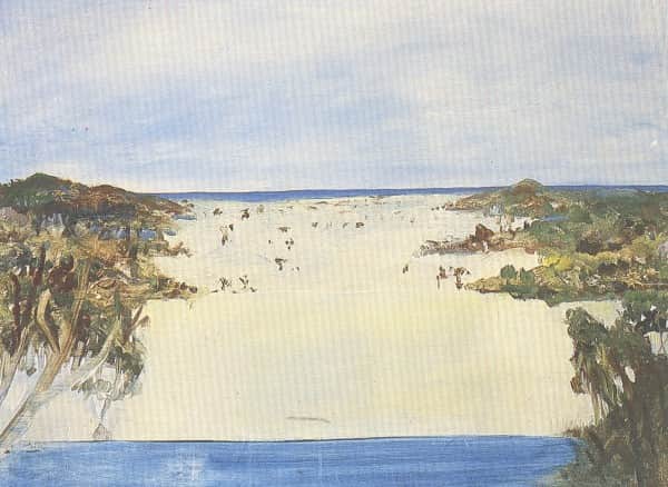 "Lake Wabby", Sidney Nolan, 1947, Heide Museum of Modern Art collection