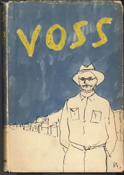 Sidney Nolan's book cover for "Voss", 1957 Sidney Nolan's book cover for "Voss", 1957