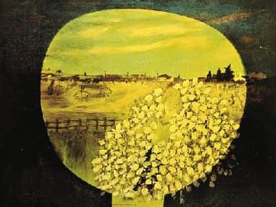 Sidney Nolan, "Homage au Prix Nobel", 1974 Sidney Nolan, "Homage au Prix Nobel", 1974