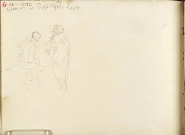 Two Figures, JMW Turner, 1809