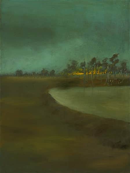"Landscape", January 1947, Sidney Nolan, NGA collection.