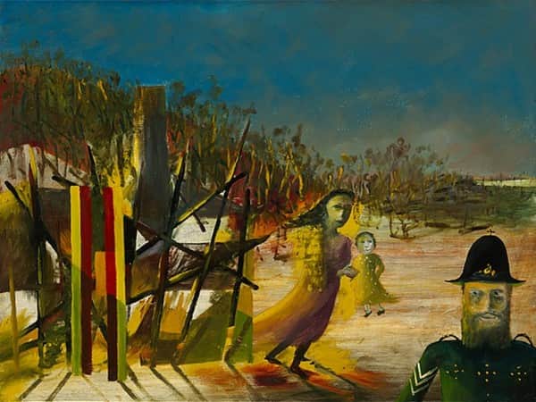 "Mrs Reardon at Glenrowan", October 1946, Sidney Nolan, NGA collection.