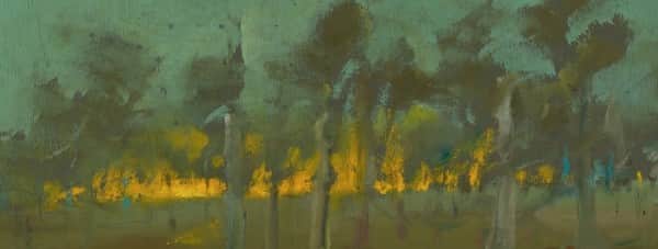 Detail from "Landscape", January 1947, Sidney Nolan, NGA collection.
