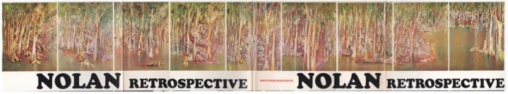 Detail, cover of catalogue, "Sidney Nolan retrospective exhibition: paintings from 1937 to 1967", 1967, AGNSW