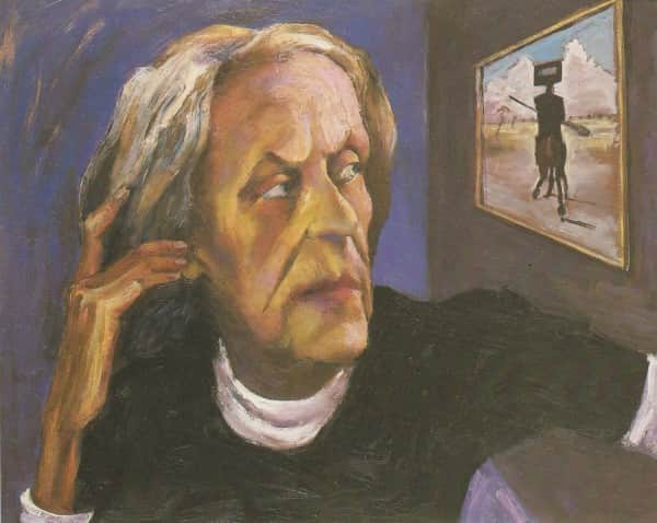 Albert Tucker, "Portrait of Sunday Reed", 1984
