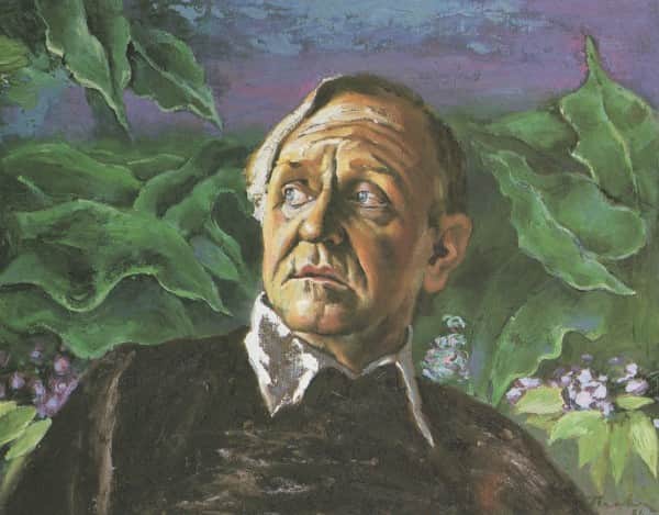 Albert Tucker, "Portrait of Barrett Reid", 1984