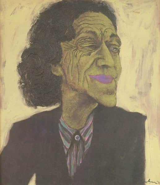 Albert Tucker, "Portrait of Cynthia Nolan", 1976