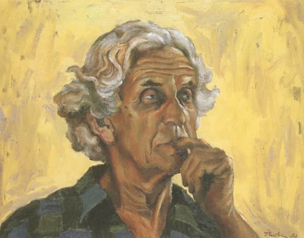 Albert Tucker, "Portrait of John Reed", 1985